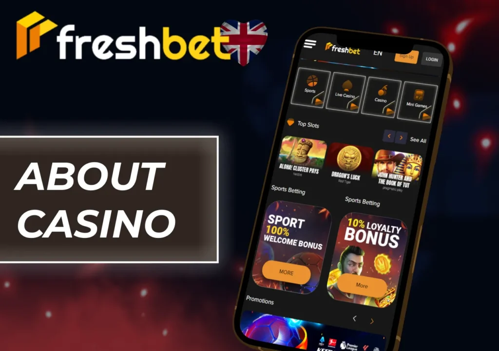 General overview of the platform and its main characteristics in the online gaming sector.